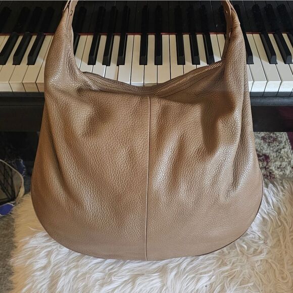 TORY BURCH ANANDA SATCHEL IN TAUPE - Picture 3 of 8